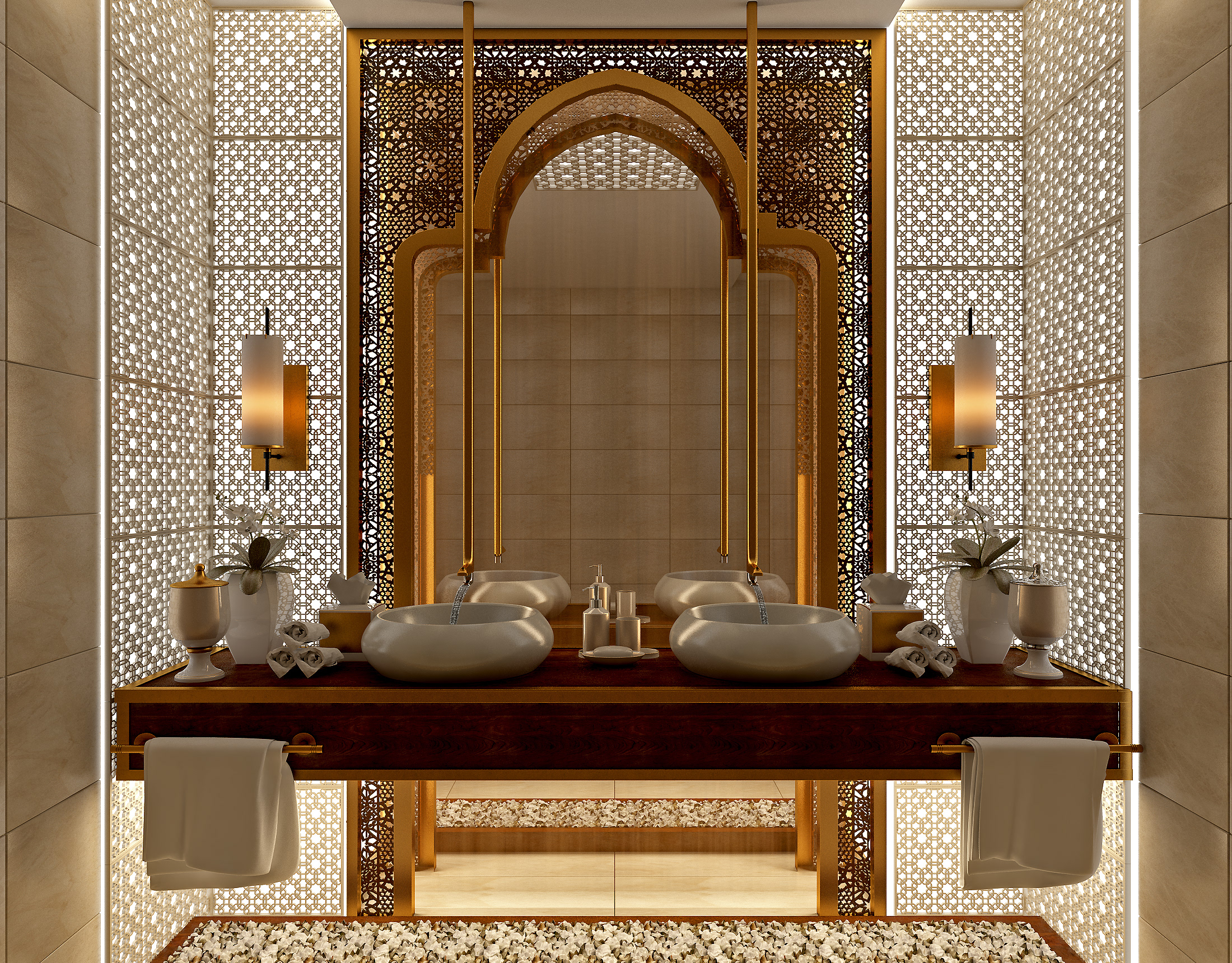 Eman Kamel Arabic Style Bathroom
