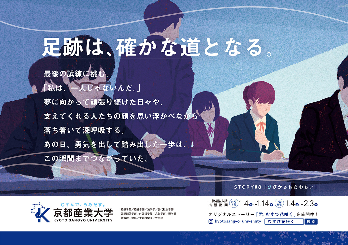 Kazuhisa Uragami 京都産業大学ブランディングポスター 1月