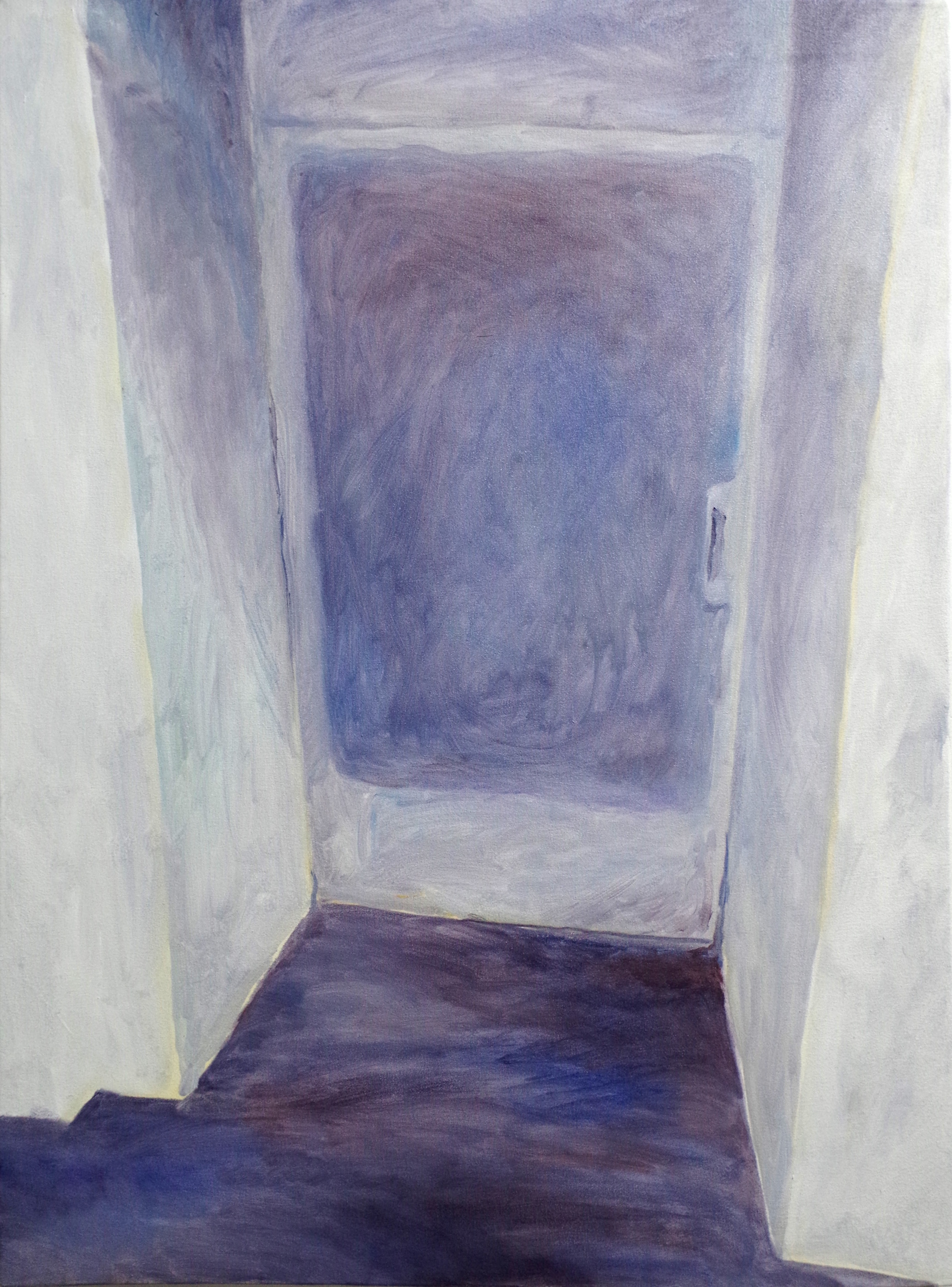untitled 2019 605x455mm 綿布.アクリル.油彩.雲母