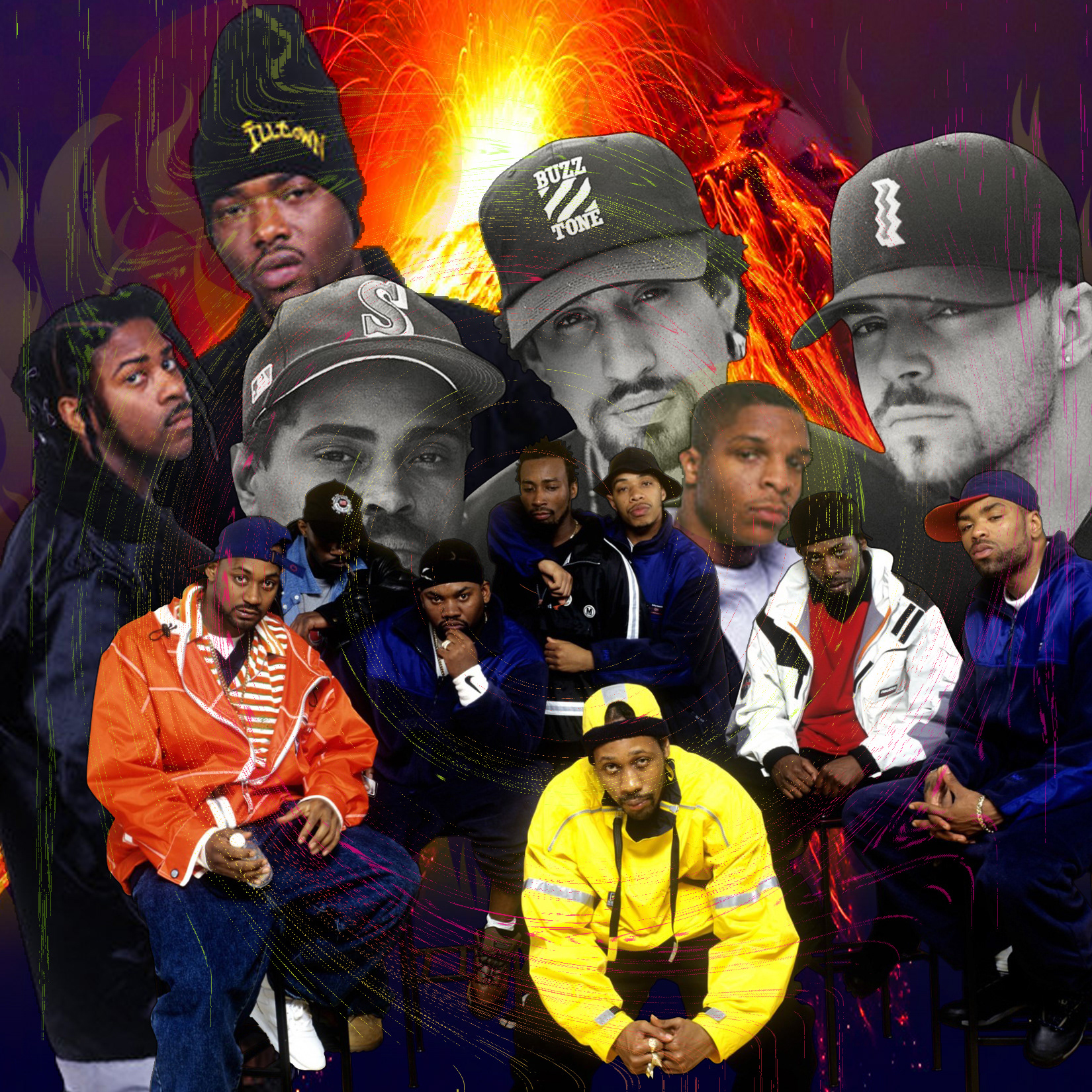 Naughty by Nature, Cypress Hill and Wu tang clan - old school hip hop