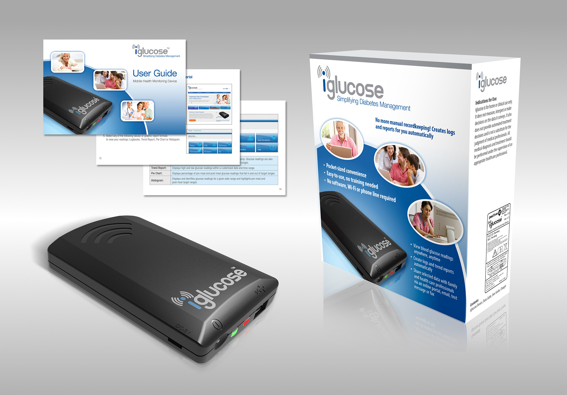 iglucose Product Packaging Illustration