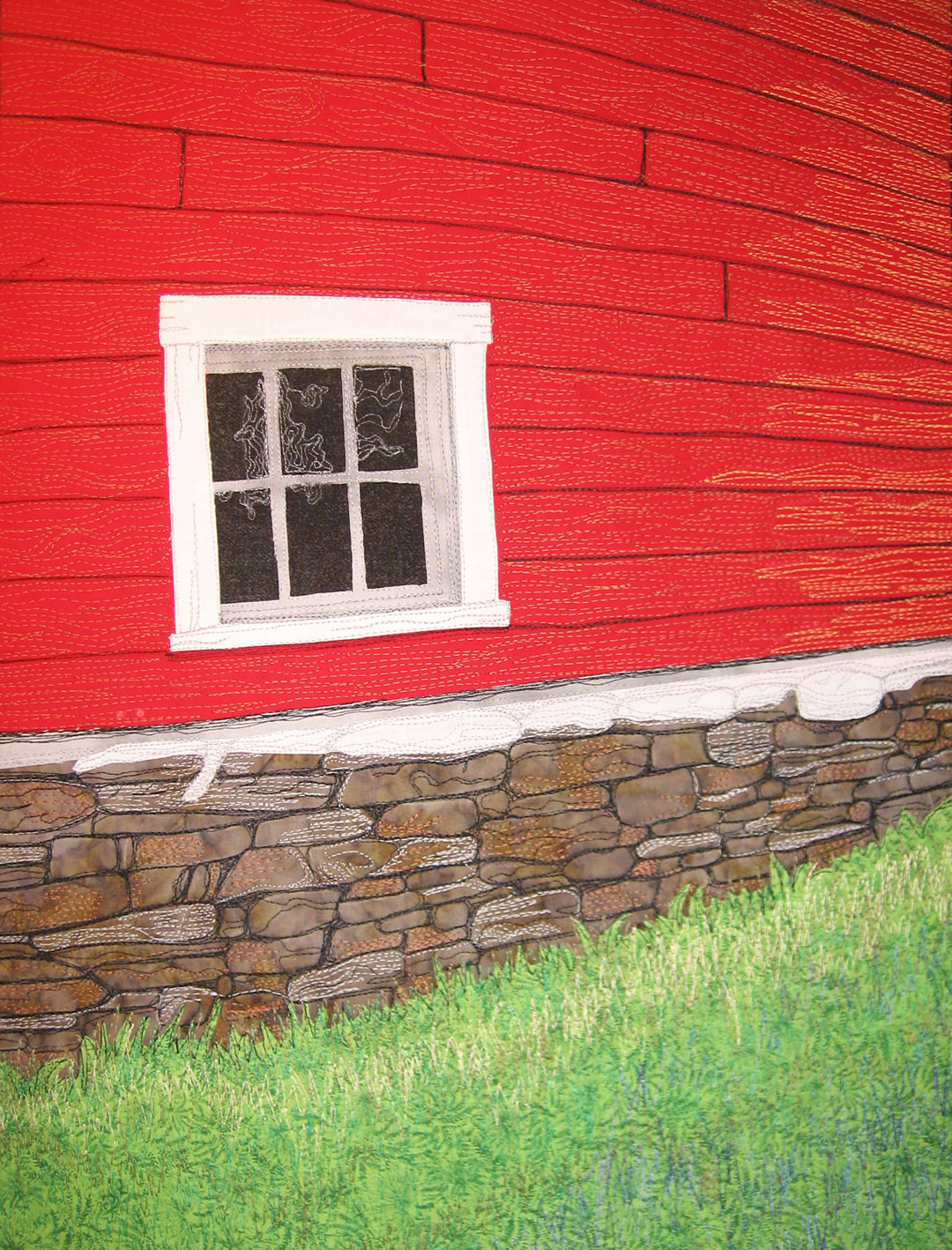Round Red Barn