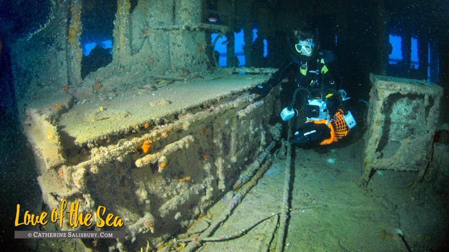 The Wit Shoal (USS LST-467) shipwreck, St Thomas USVI by Cathy Salisbury