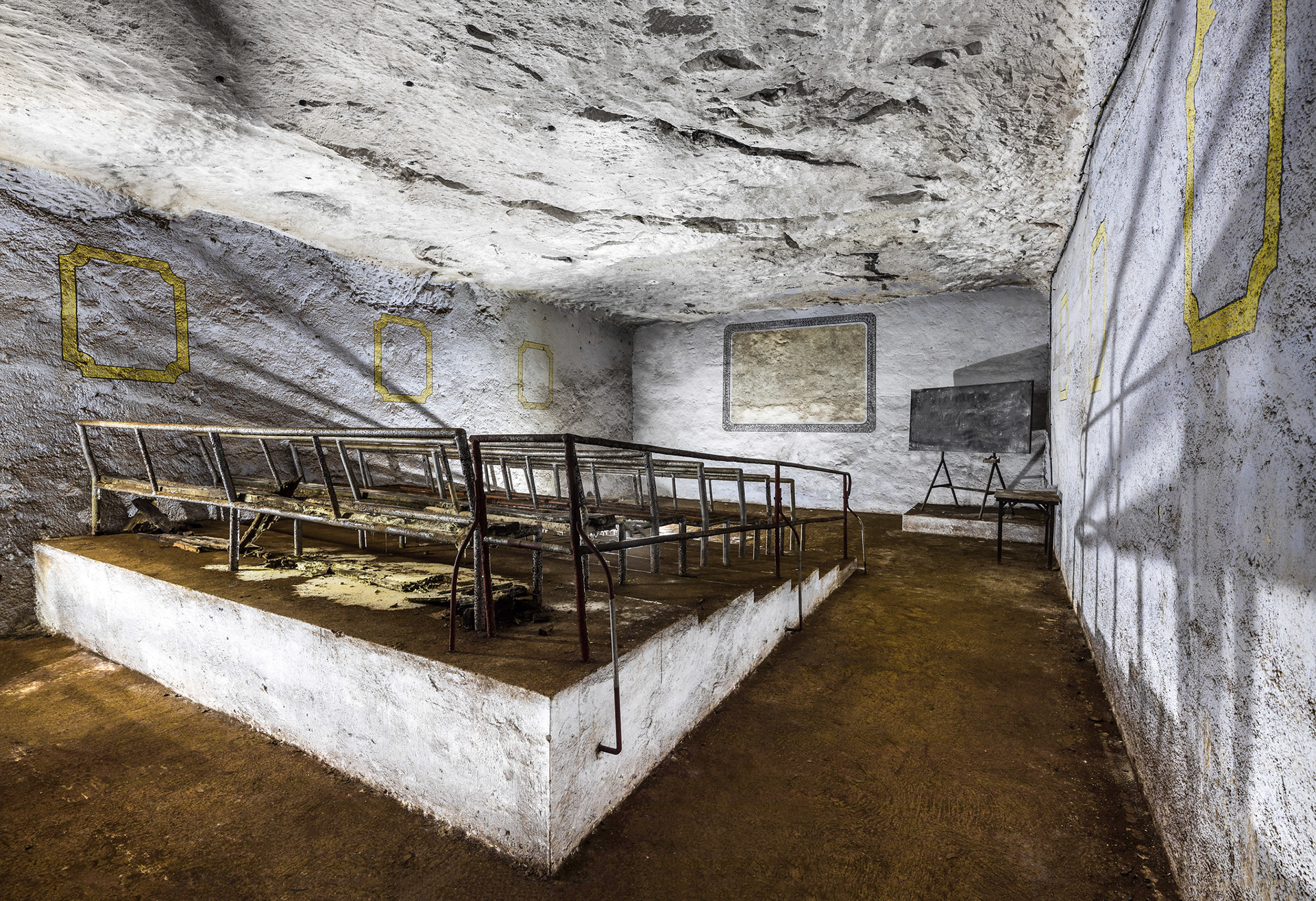 Salle de classe pour la prévention des risques en souterrain