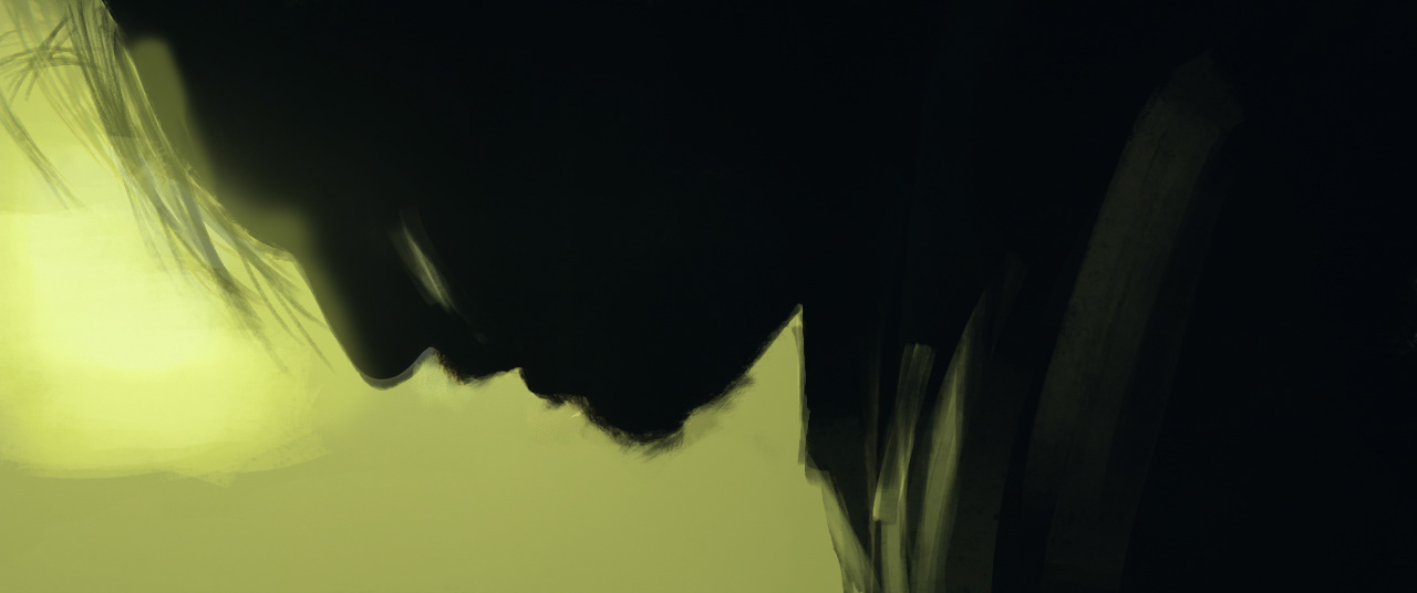 Practicing Composition, Color and Rendering using a reference from John Wick (Made in Adobe Photoshop 1/28/2021)