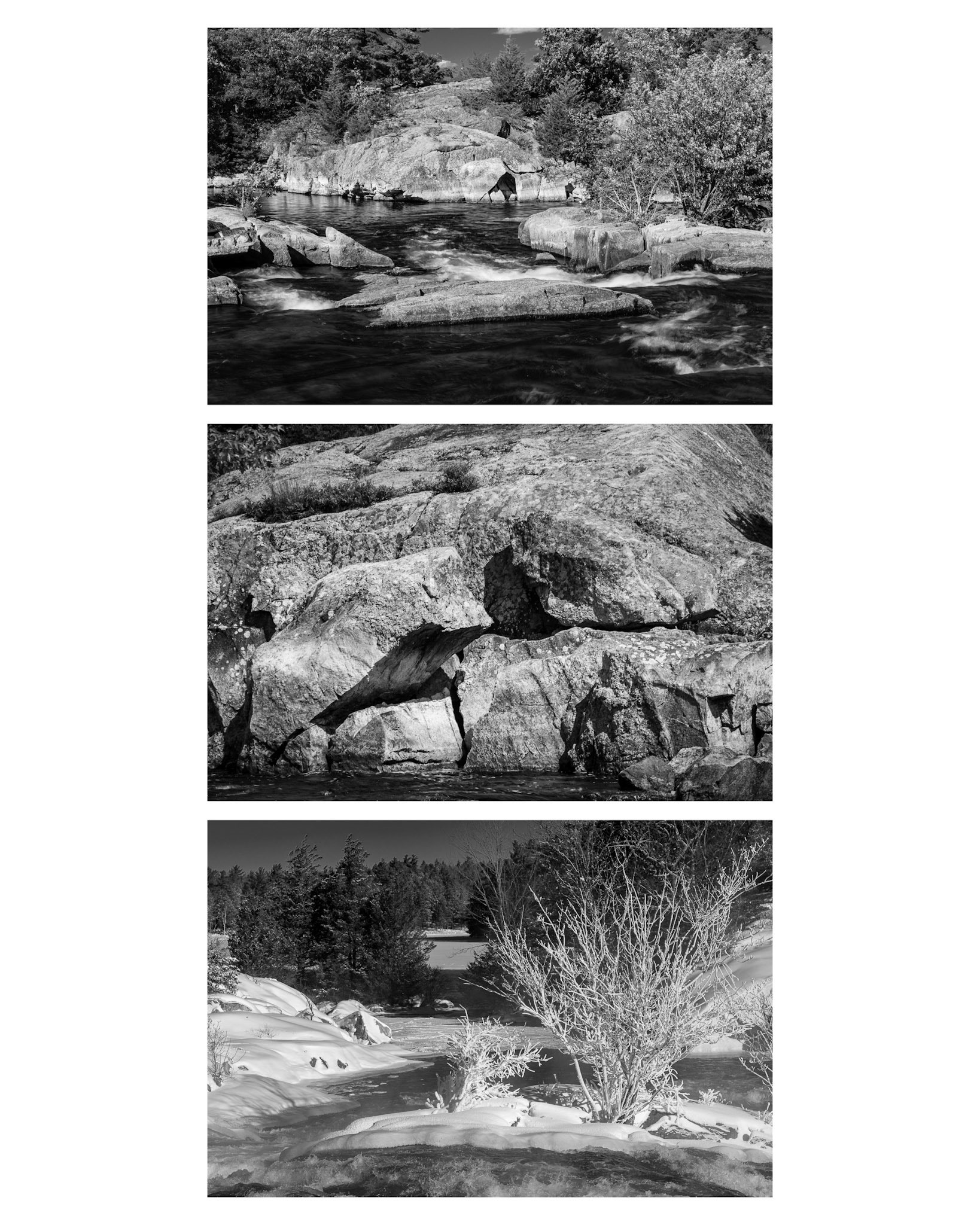 Burleigh Falls Triptych