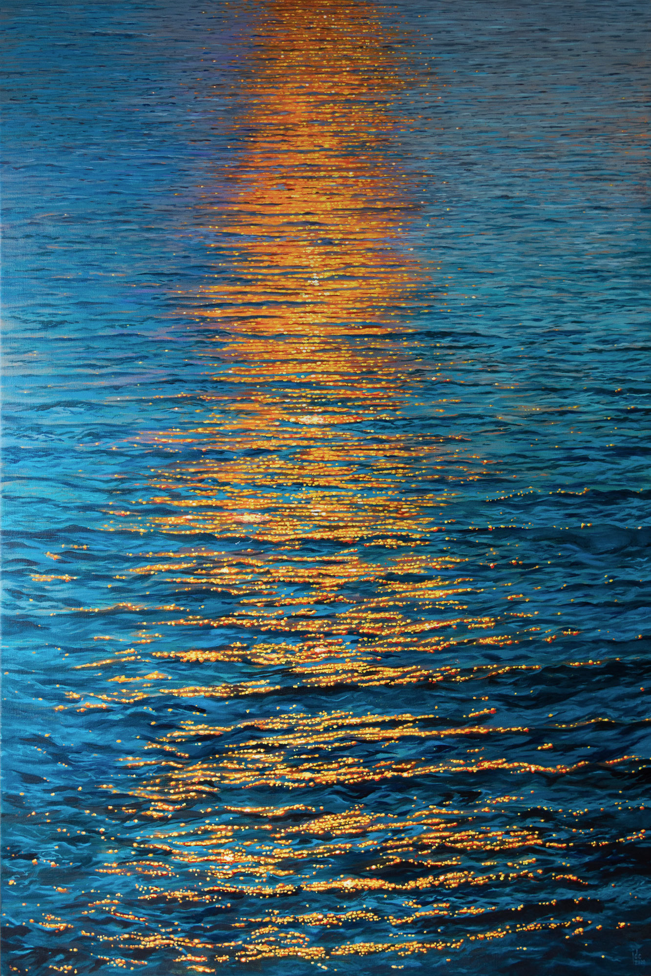 Waves #04 - Stairway To Heaven - Oil on canvas - 80 x 120 cm