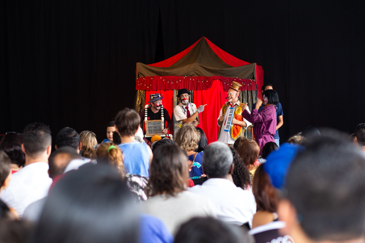 O Pequeno Circo de Trapos. Com Bando Trapos. Sesc Campo Limpo, 2019.