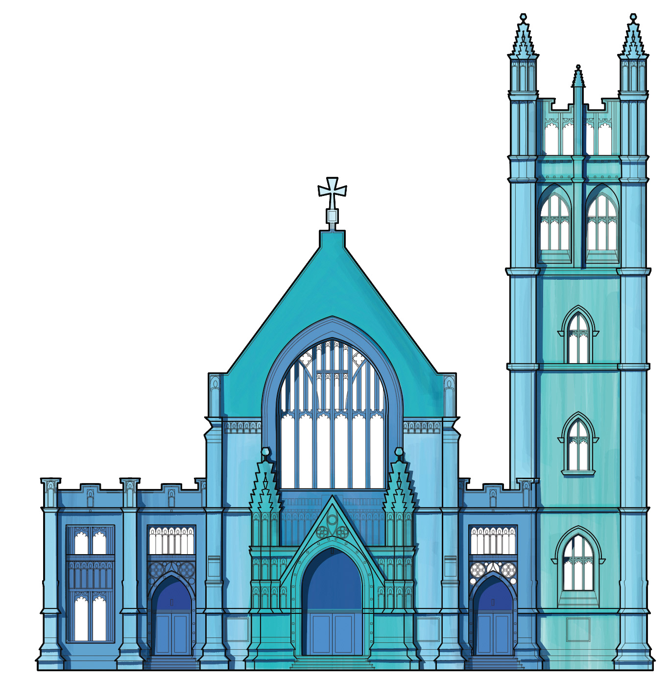 Architectural Color Illustration