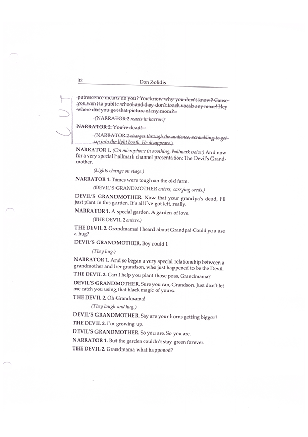 Nandini Tandon Stage Management Script Sample Three