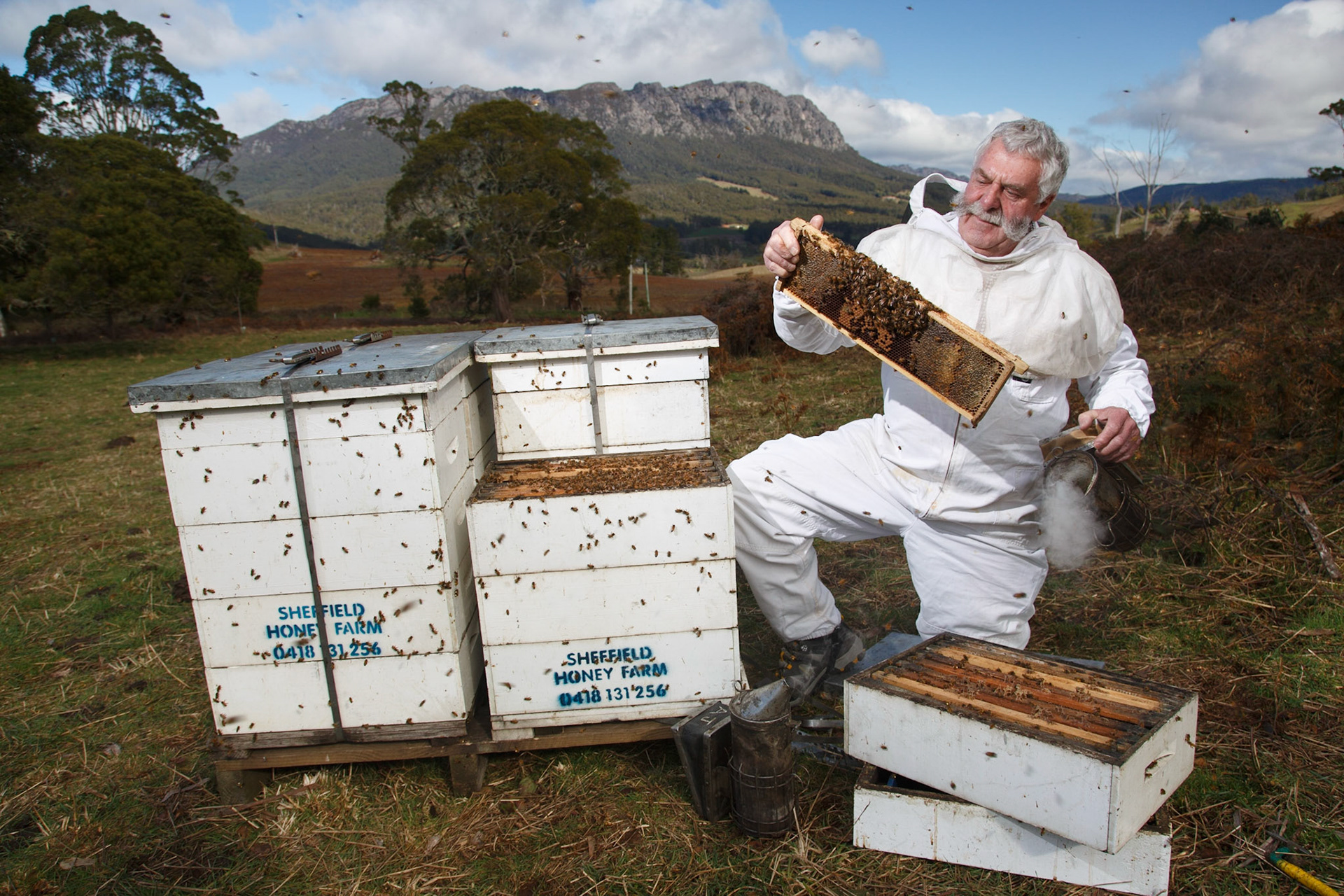 Linsay Bourke, owner of Australian Honey Products