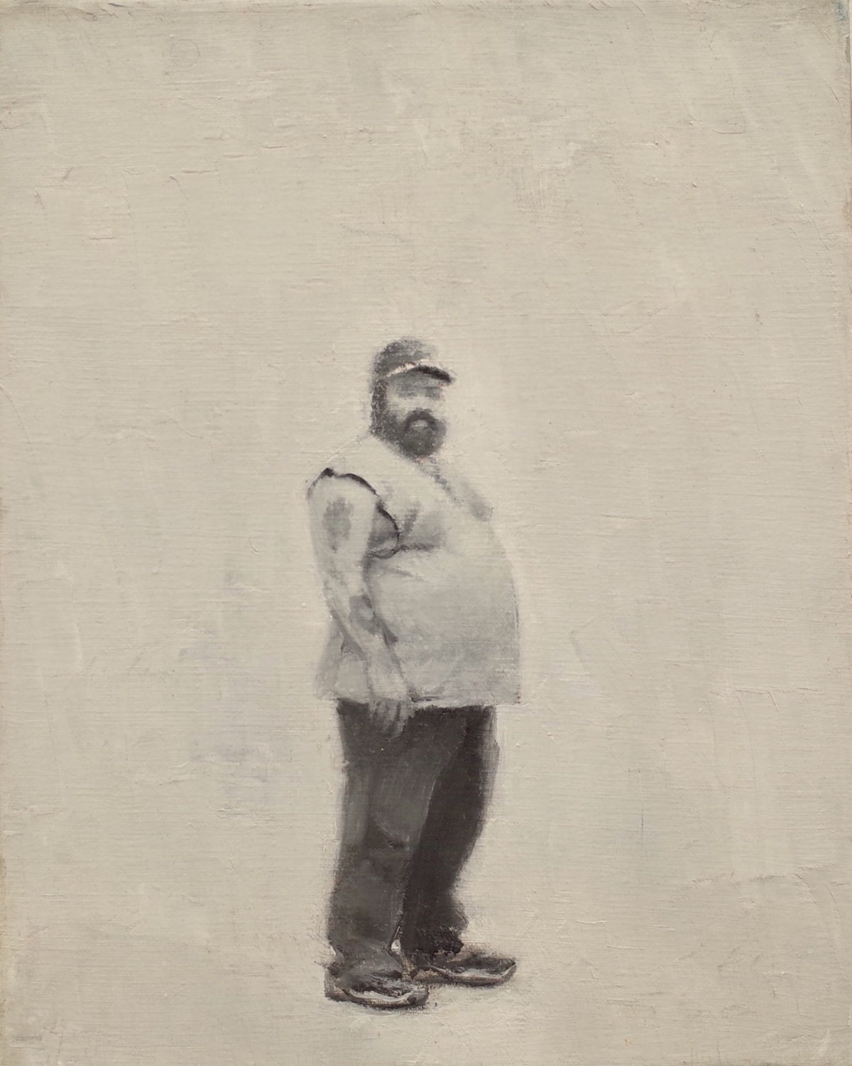 Some Guy, 2011, 9 7/8” x 8 7/8”, oil on canvas