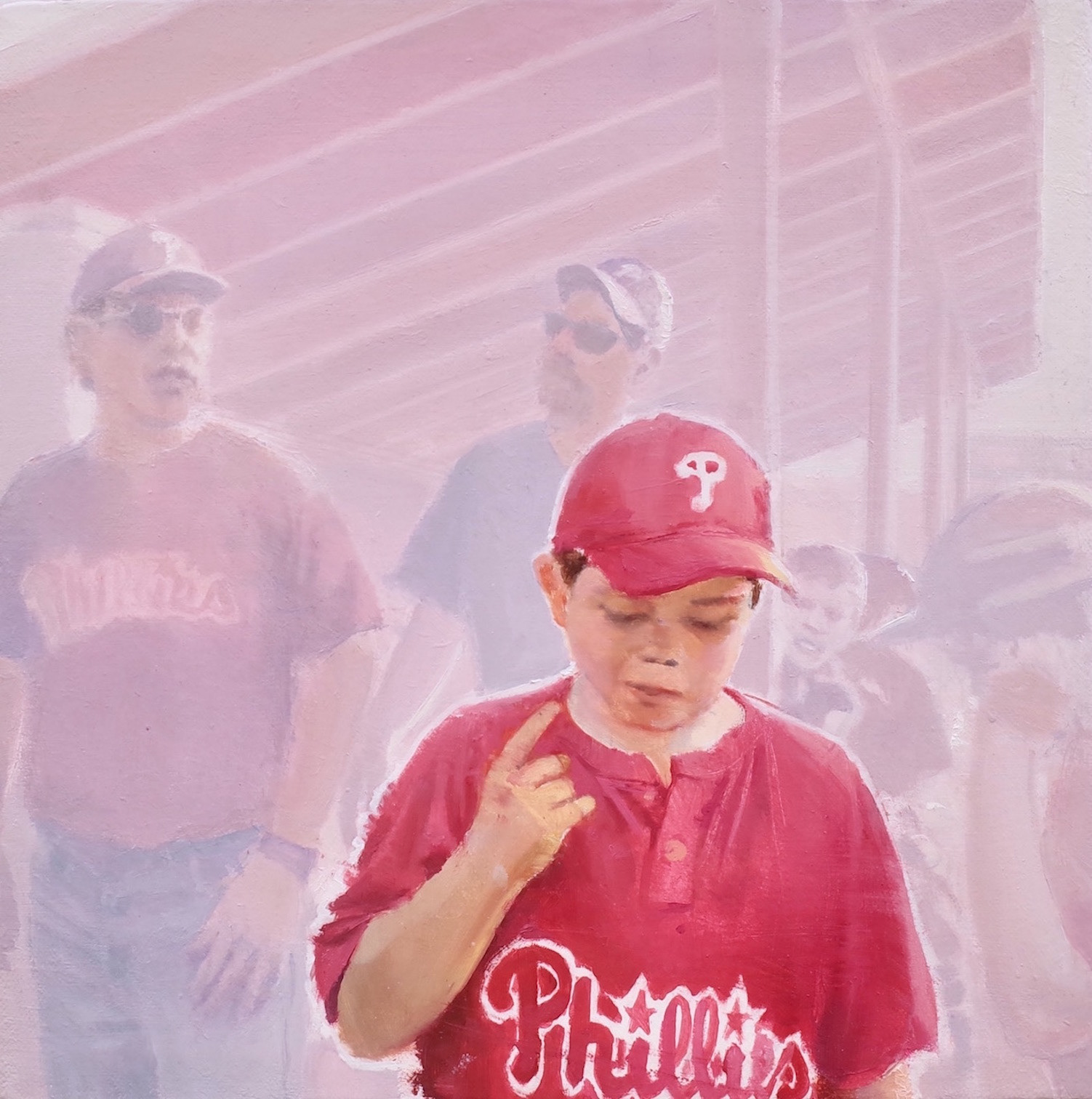 Baseball Bubble (Idea), 2012, 10” x 10”, oil on canvas