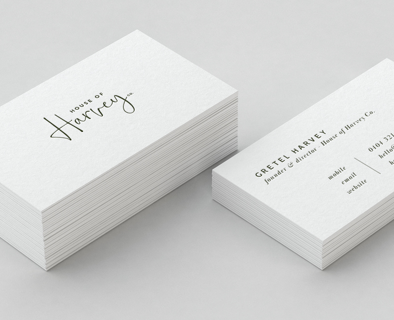 House of Harvey Co.: Business Card