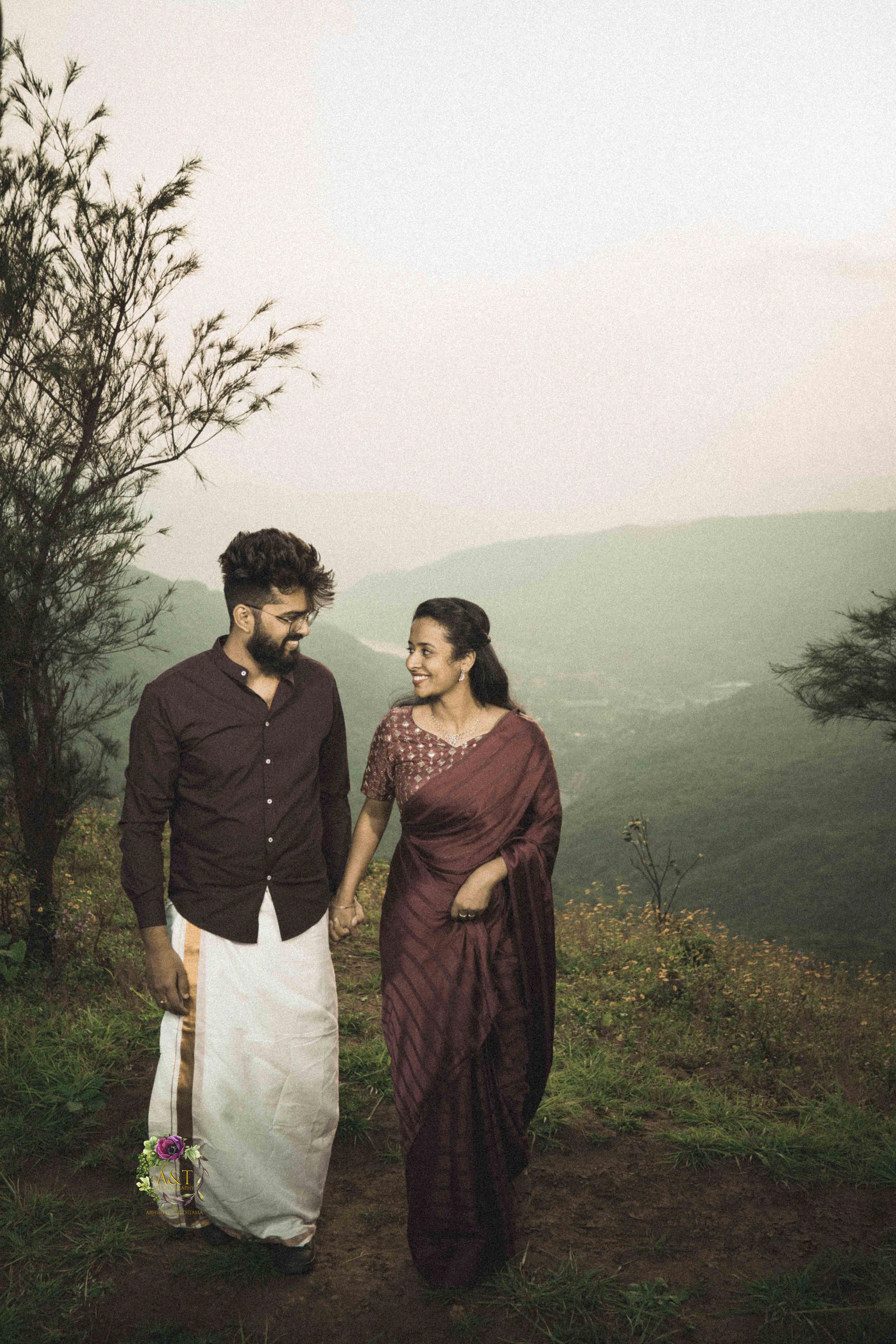 Abhinav & Diya's Traditional Keralite Pre wedding shoot in Pune