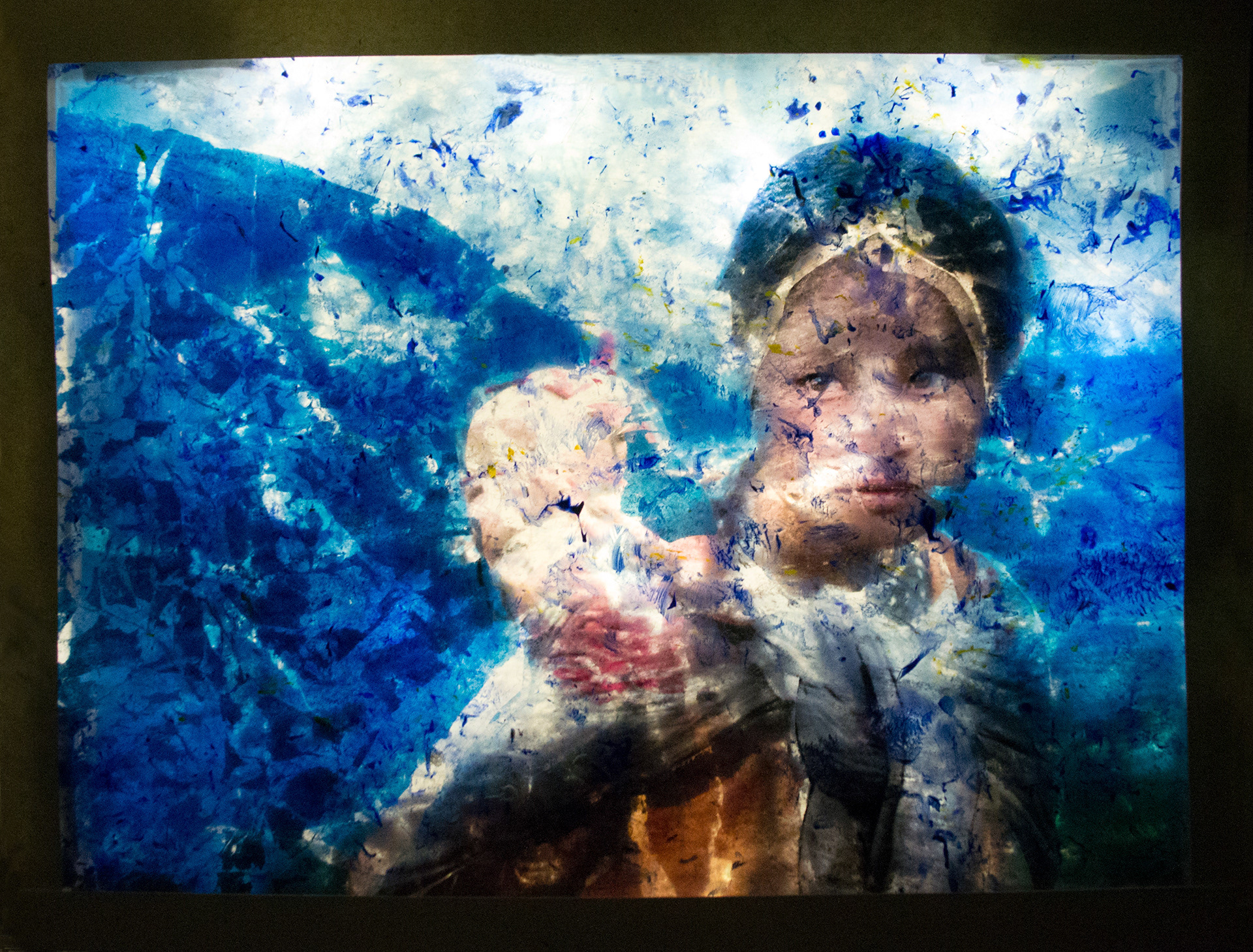 Exploration in mark making and photo manipultation