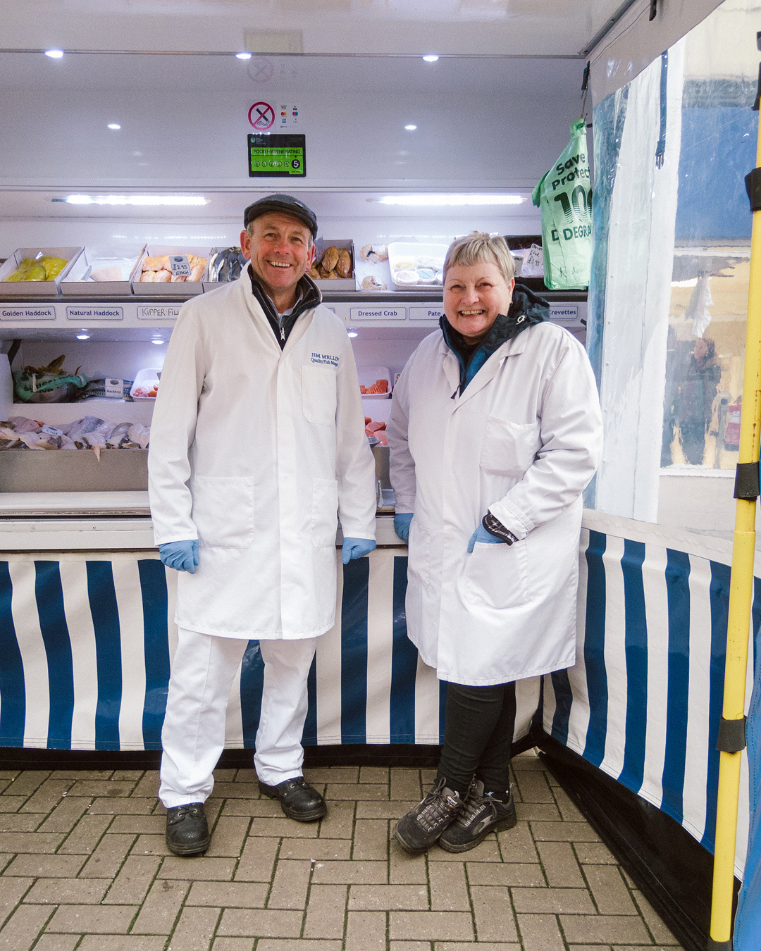 Day 027 / Jim & Anne: “We have to make use of Brexit, haven't we? If we're going to go down there we've got to make it positive.” (Jim) “Not just for the fishing industry but for all industry because we did have a lot of manufacturing in this country where now we just import everything and we want to get away from that. Rebuild what we had because it will bring jobs.” (Anne)