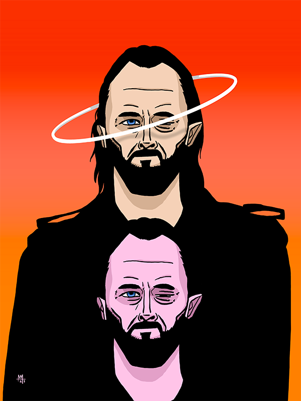 Thom Yorke - 90 x 120 cm / Fine art print ( 2021 )