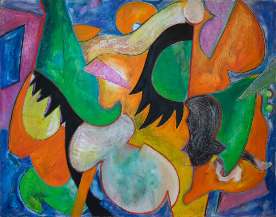 Dancing in Havana (1993) Oil on canvas, 60 x 80 inches
