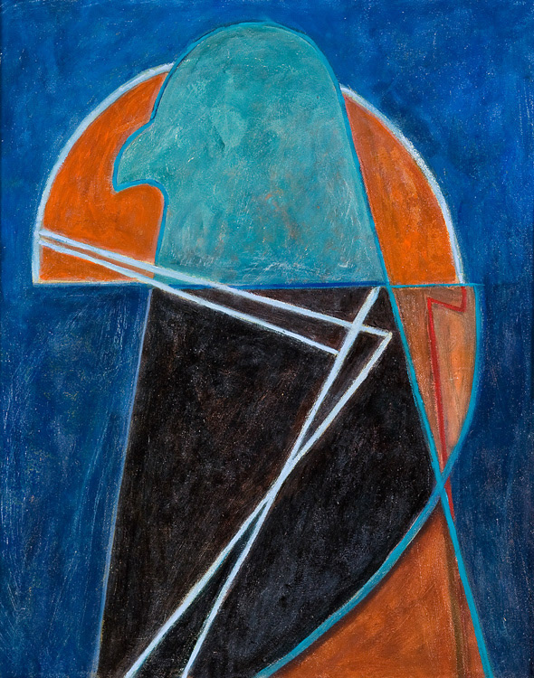 Auspicious Lizard Dream (2010) Oil on canvas, 20 x 16 inches