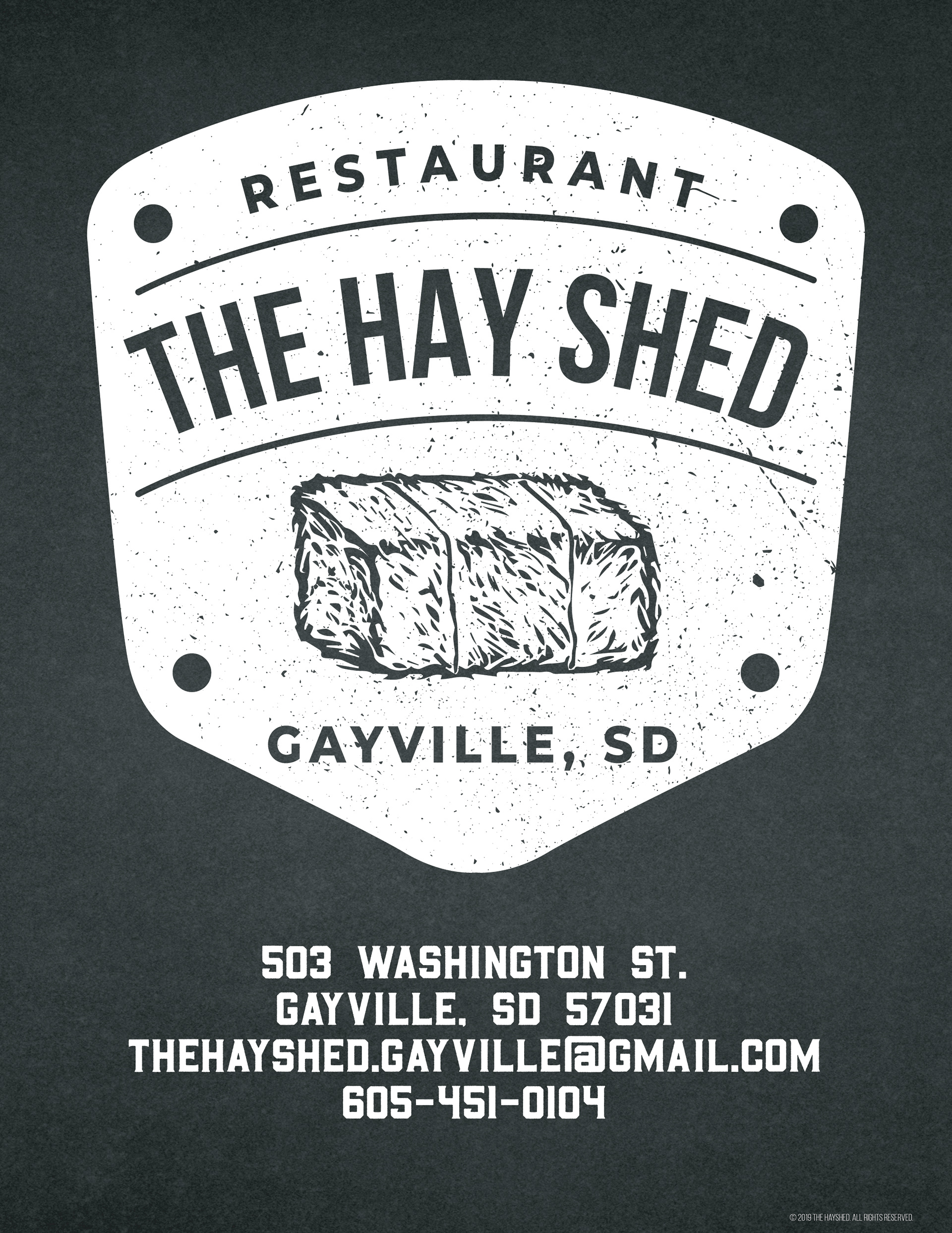 The Hay Shed Menu