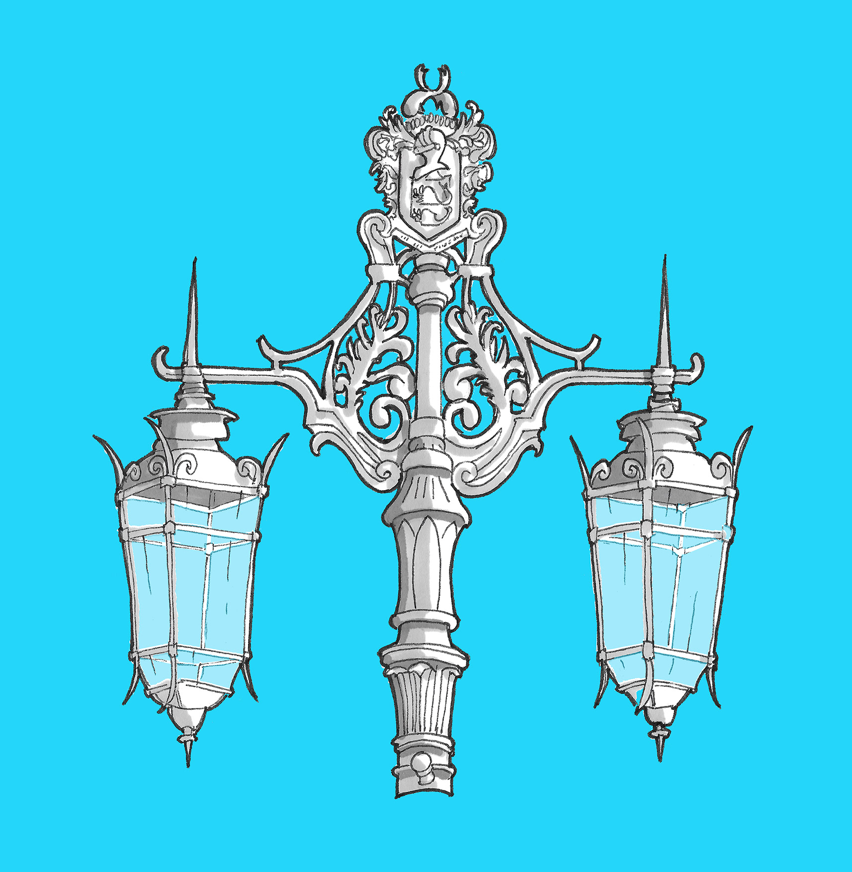 BRIGHTON & HOVE LAMPPOST
