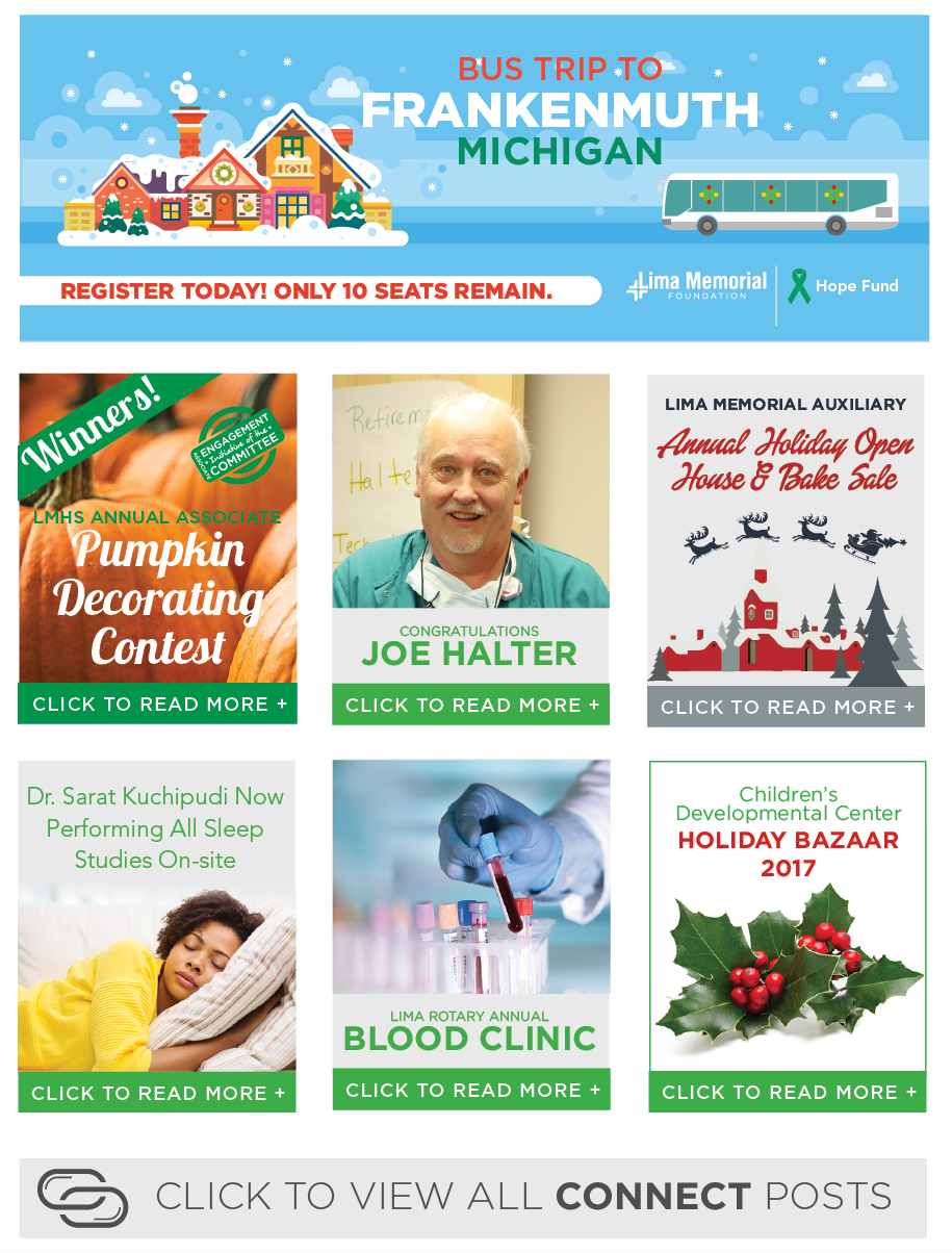 JJ Johnson - Lima Memorial Health System // Digital Newsletter