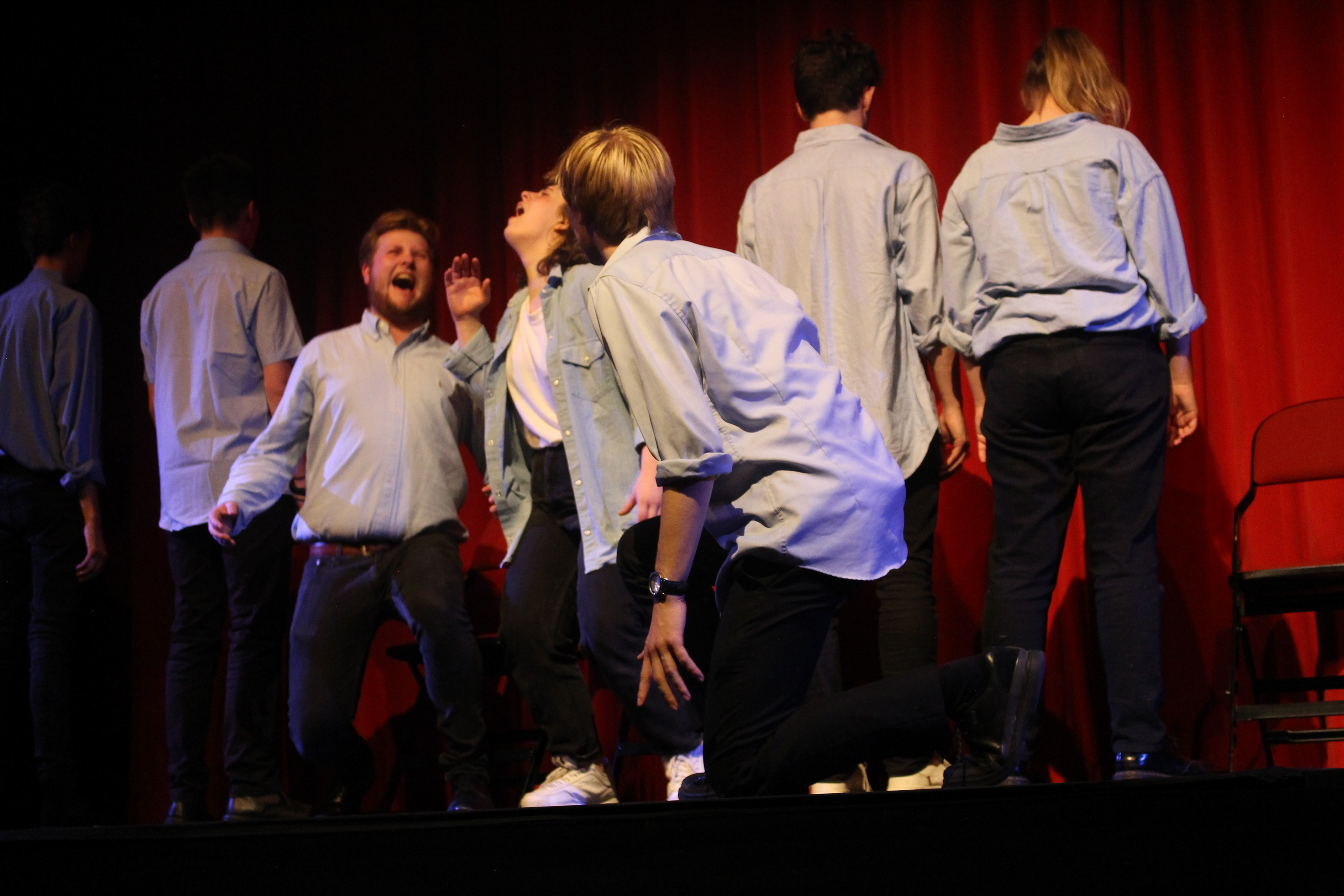 On Stage during 'ParaHoops' Revunions Edinburgh Fringe Highlight Show