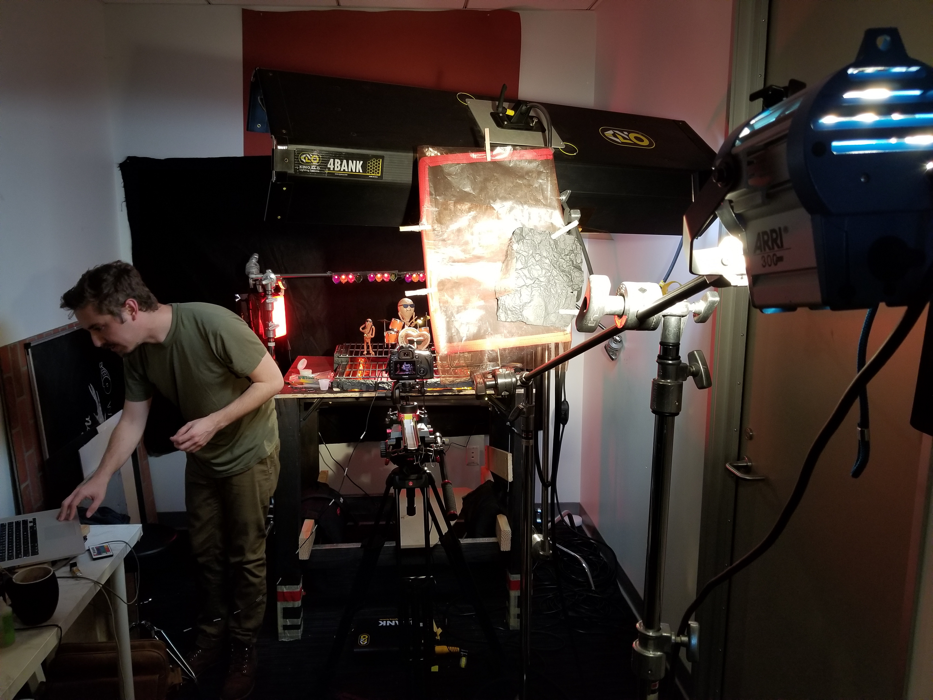 The lighting design was relatively complicated.
