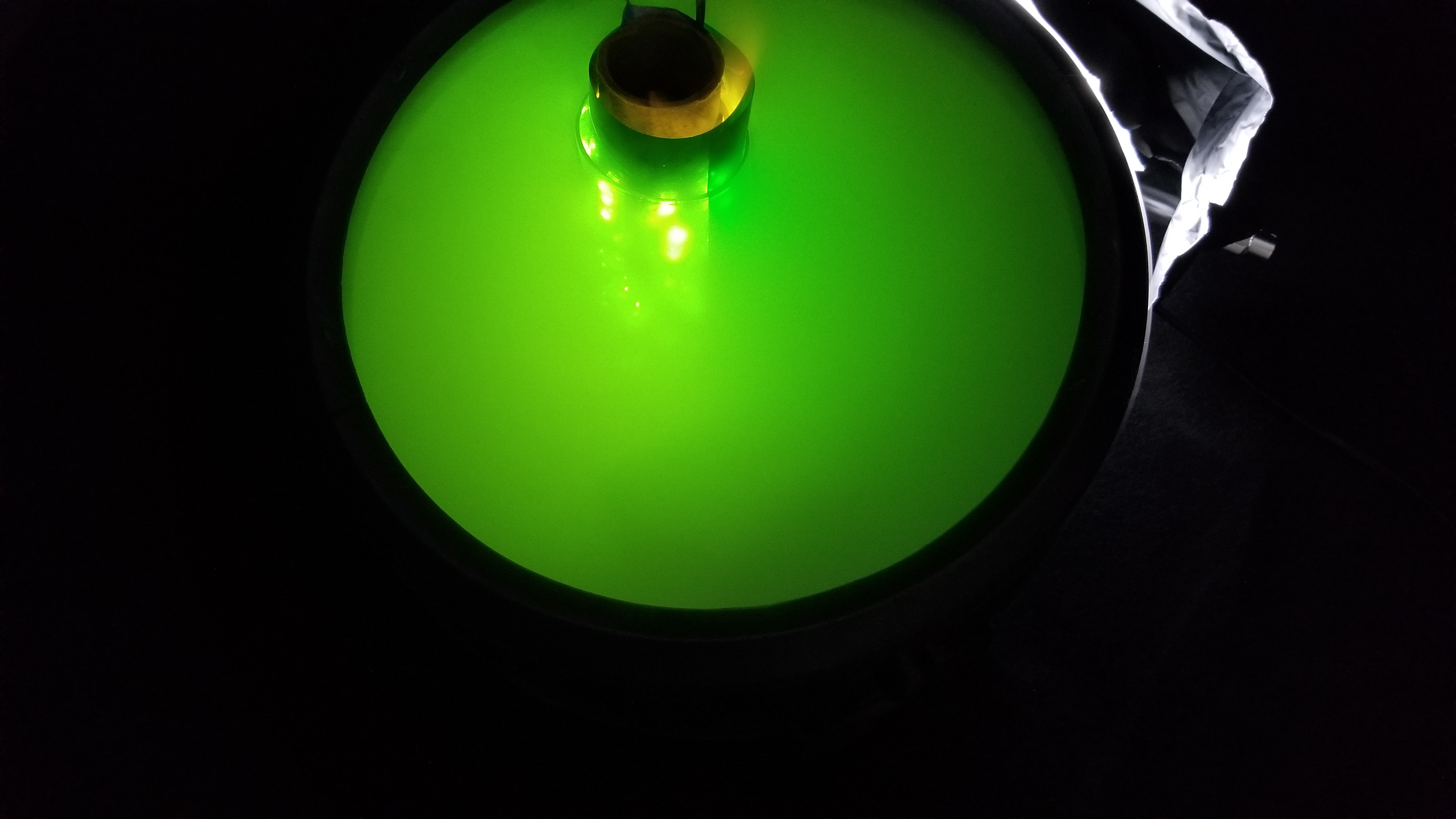 Scaaaary. But really just dry ice, gels, and LEDs.