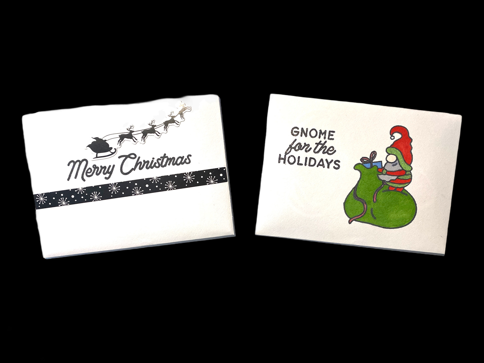 Each card holder comes with it's own envelope.