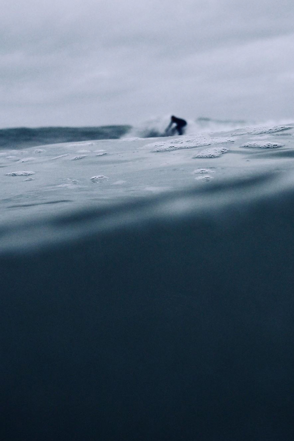 Sabine M. Probst - photograph surfer in the ocean