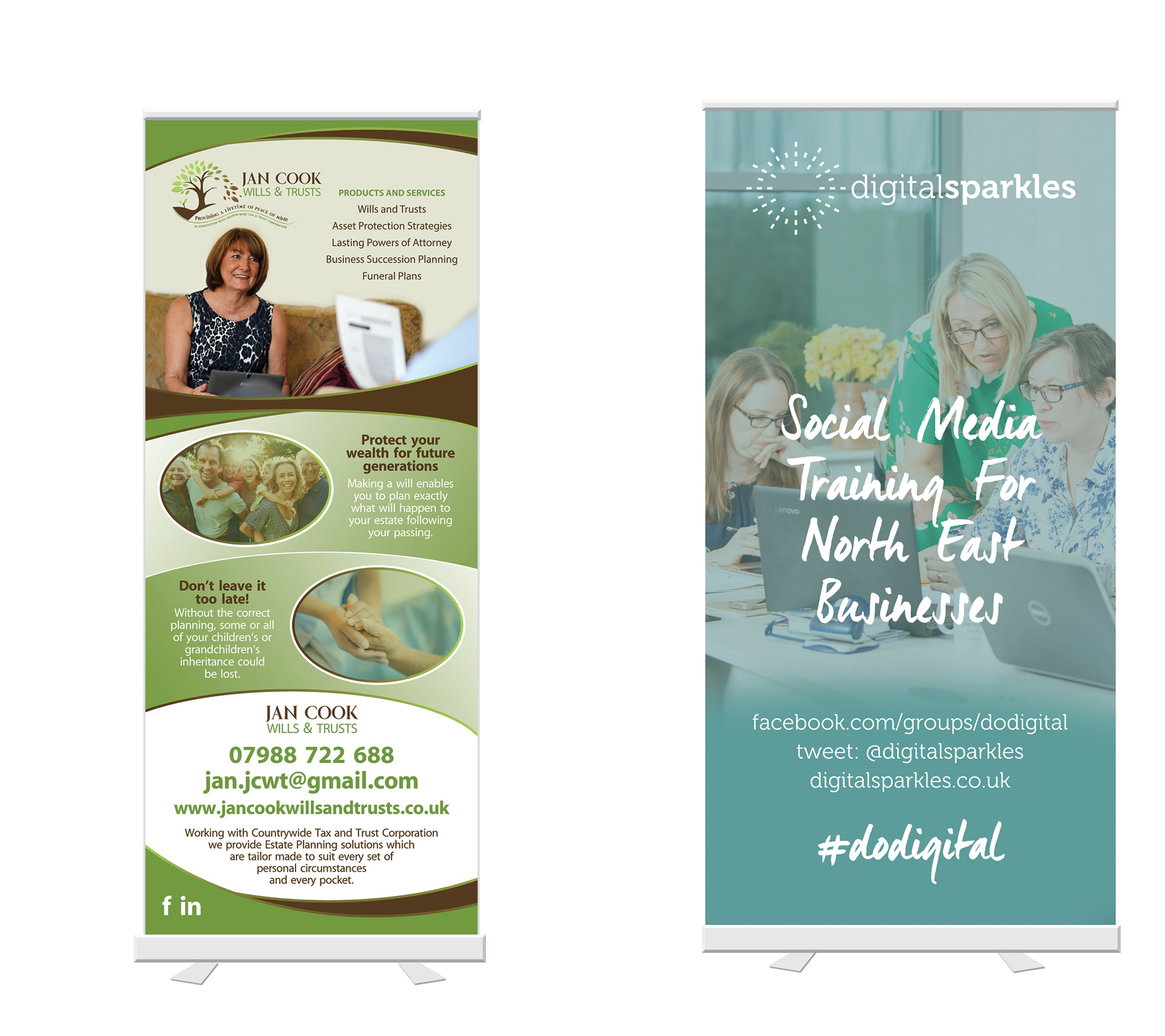 Pull Up Banner Designs
