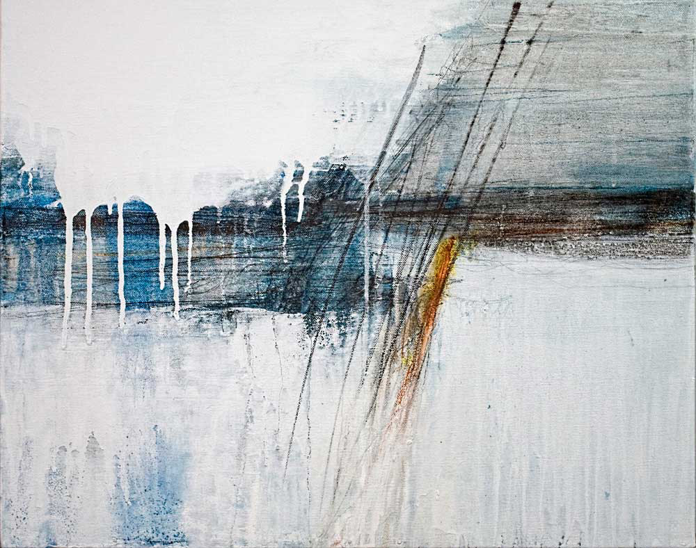 That moment of clarity / September 2011, Mixed media on canvas / 40x50cm / Sold