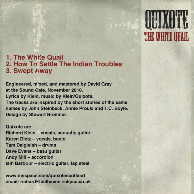 CD cover back