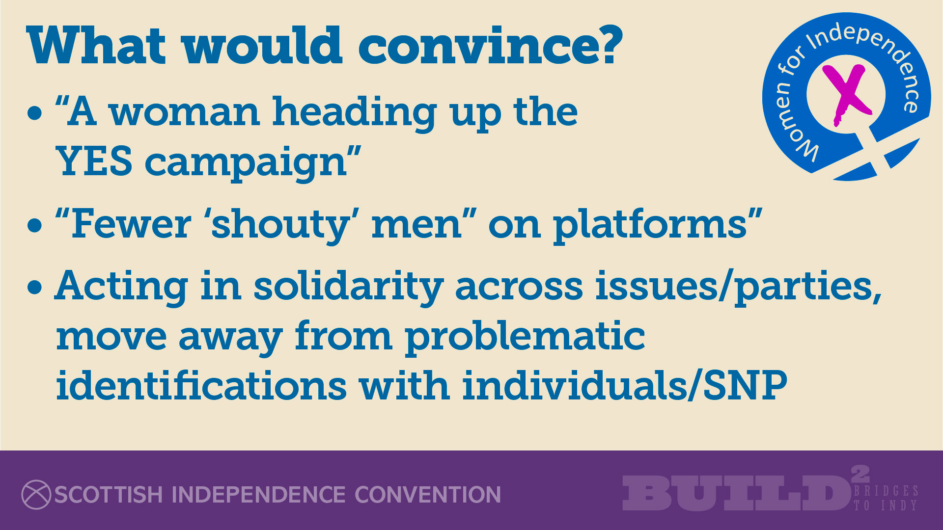 Conference slide