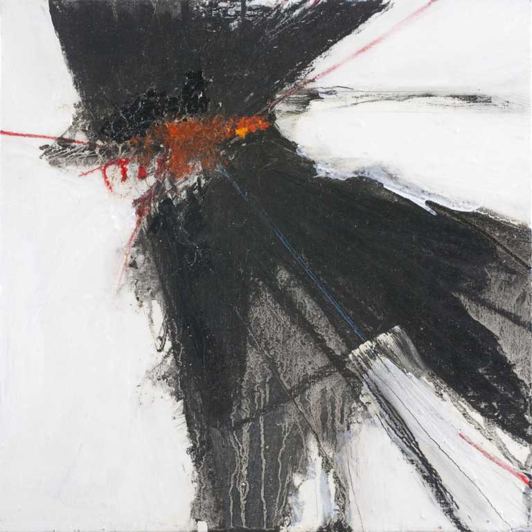 In empire's name / November 2012 / Mixed media on panel / 30x30cm