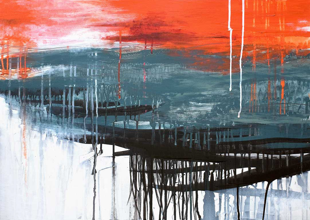 Inception / April 2011 / Mixed media on paper / 56x76cm