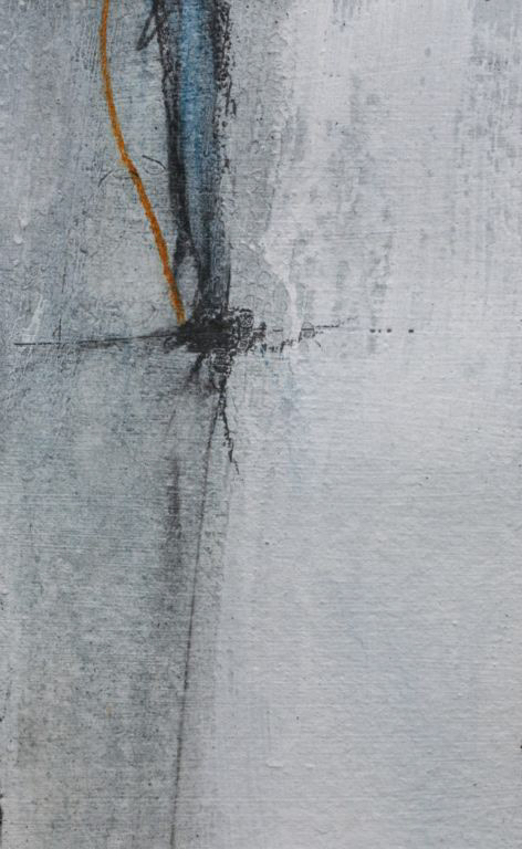 Long approach / Mixed media on paper / 22x13cm / Sold