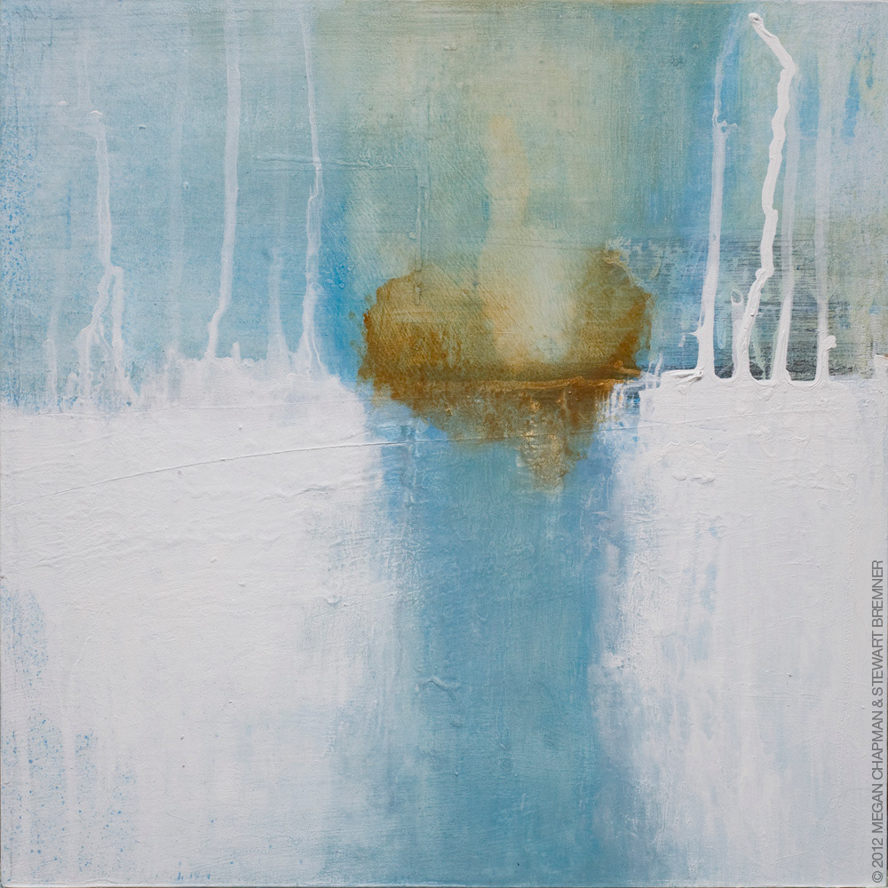 A word about quiet / May 2012 / Mixed media on panel / 30x30cm / Sold