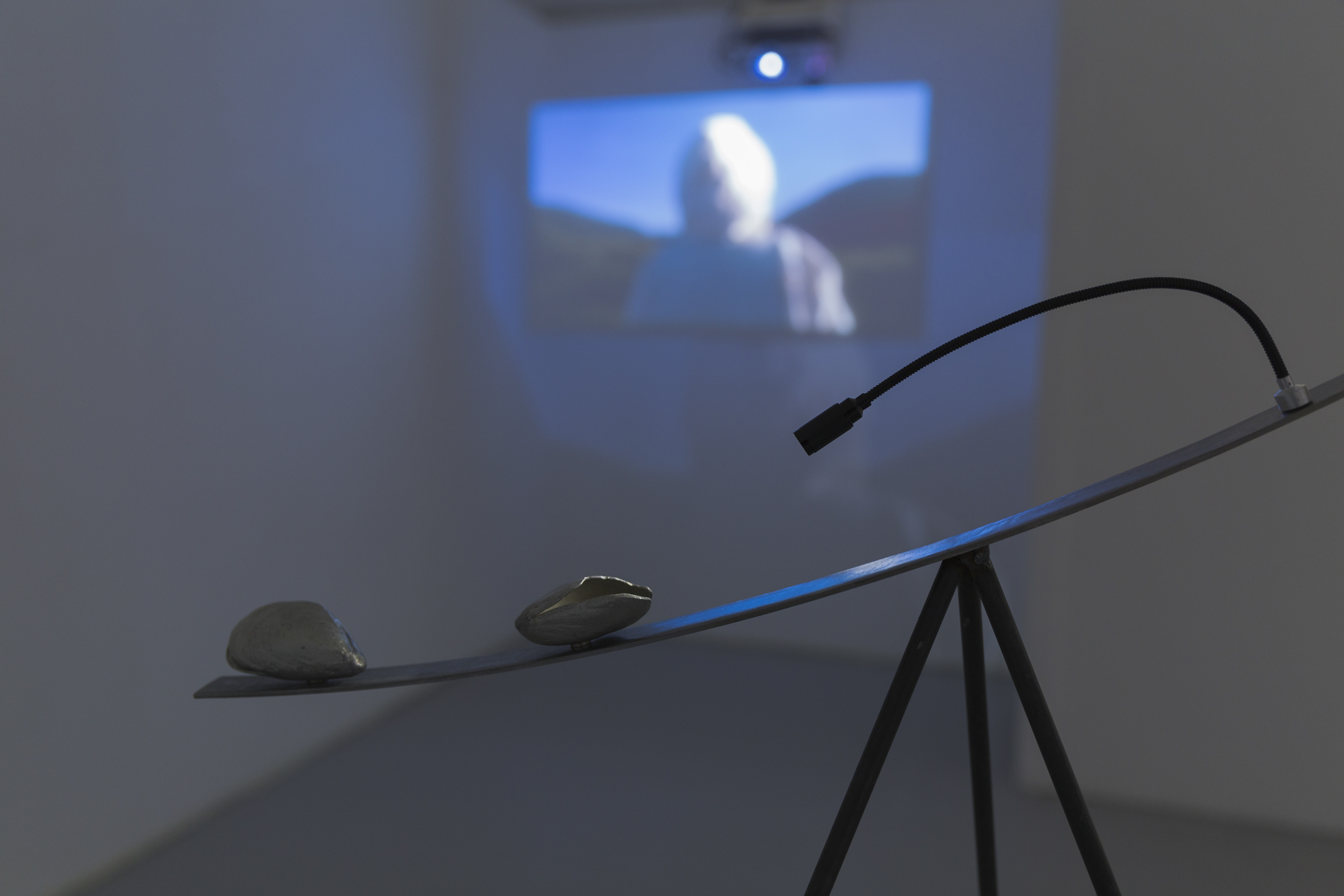 VVV (Plynes, 2017) Installation view w/ projection (Seeker, 2017)
