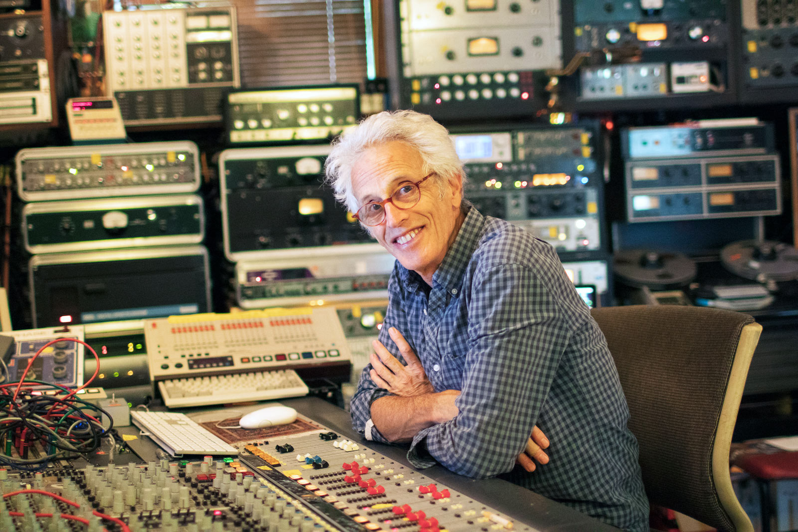 Billy Barnett of Gung-Ho Studios in Eugene, Oregon at his control station