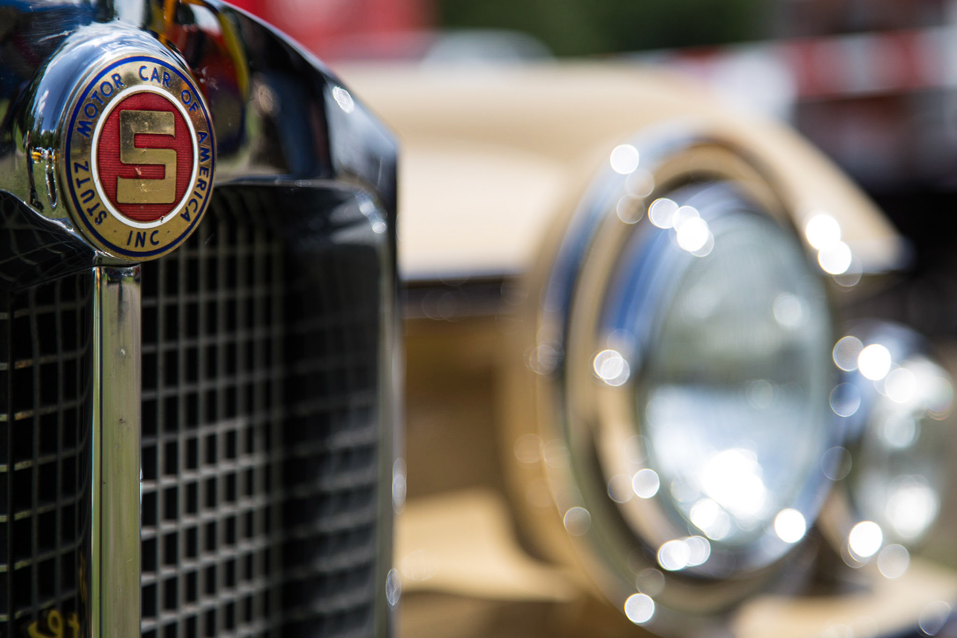 Classic Stutz car, picture shot at US car meeting in Eichendorf.