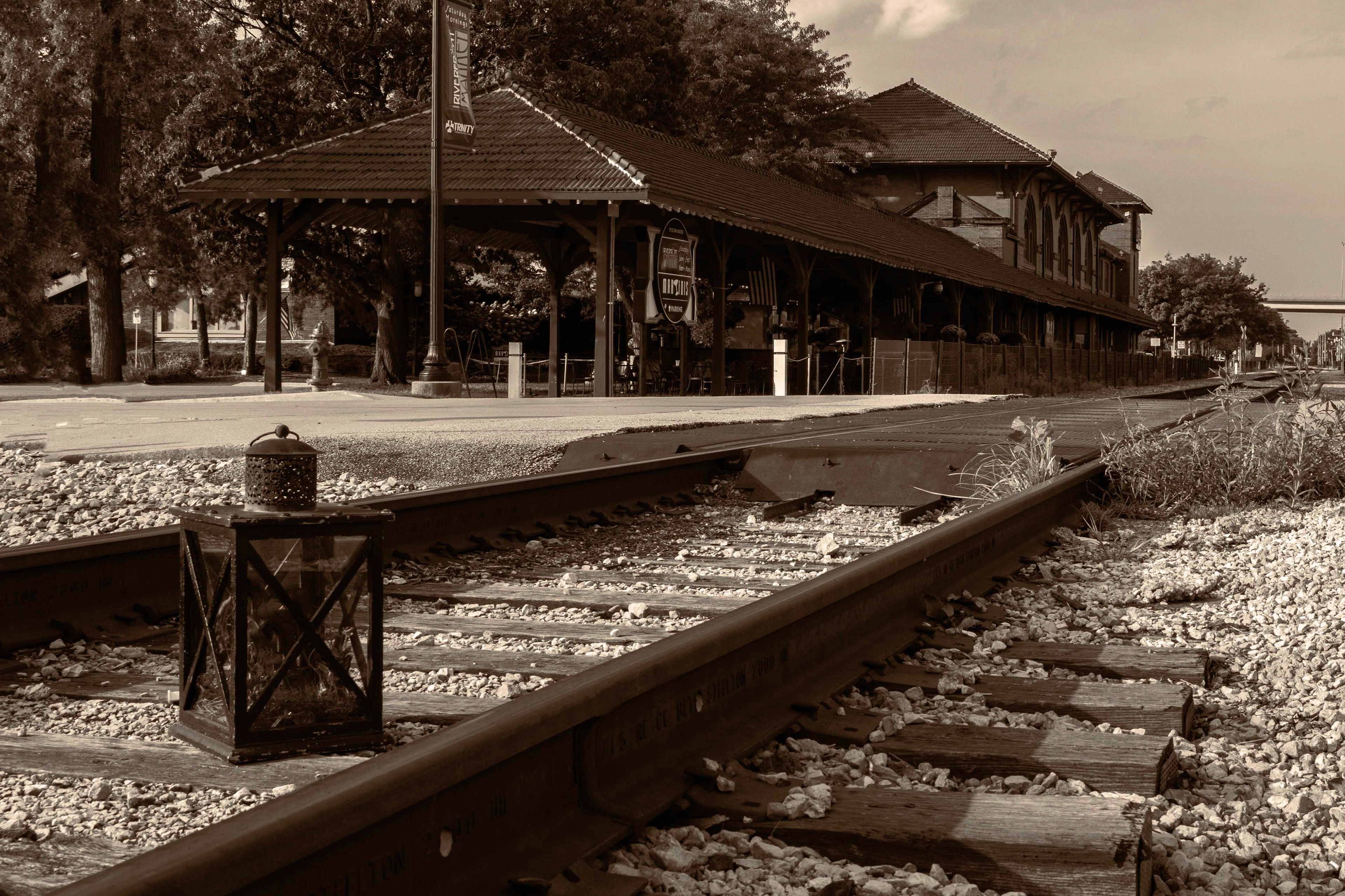 The appeal of whiskey on ice still attracts the deceased brakeman with a lantern at Martini's Bar.