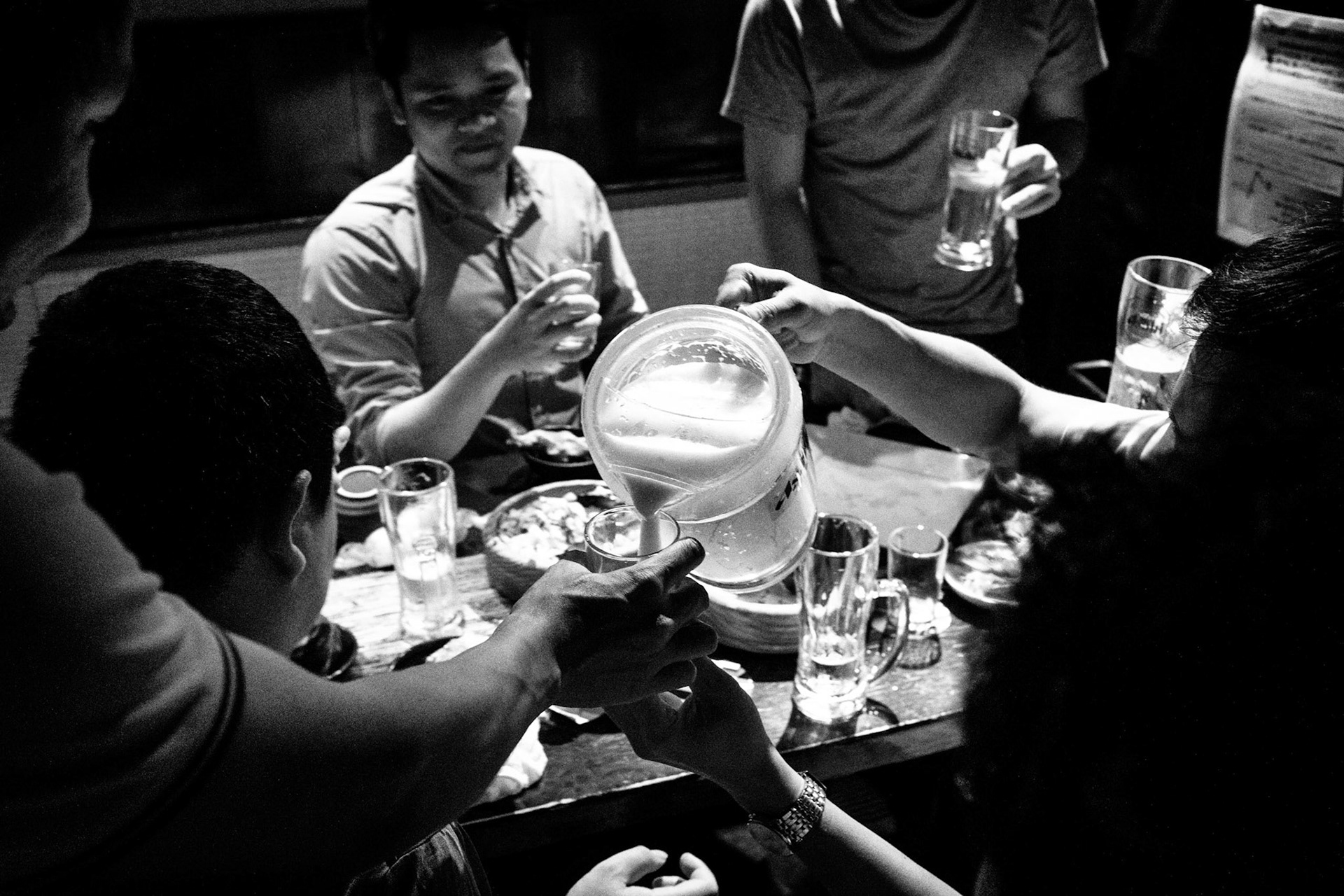 After work Drinking "Nomikai" Style. Tokyo, Japan 2017