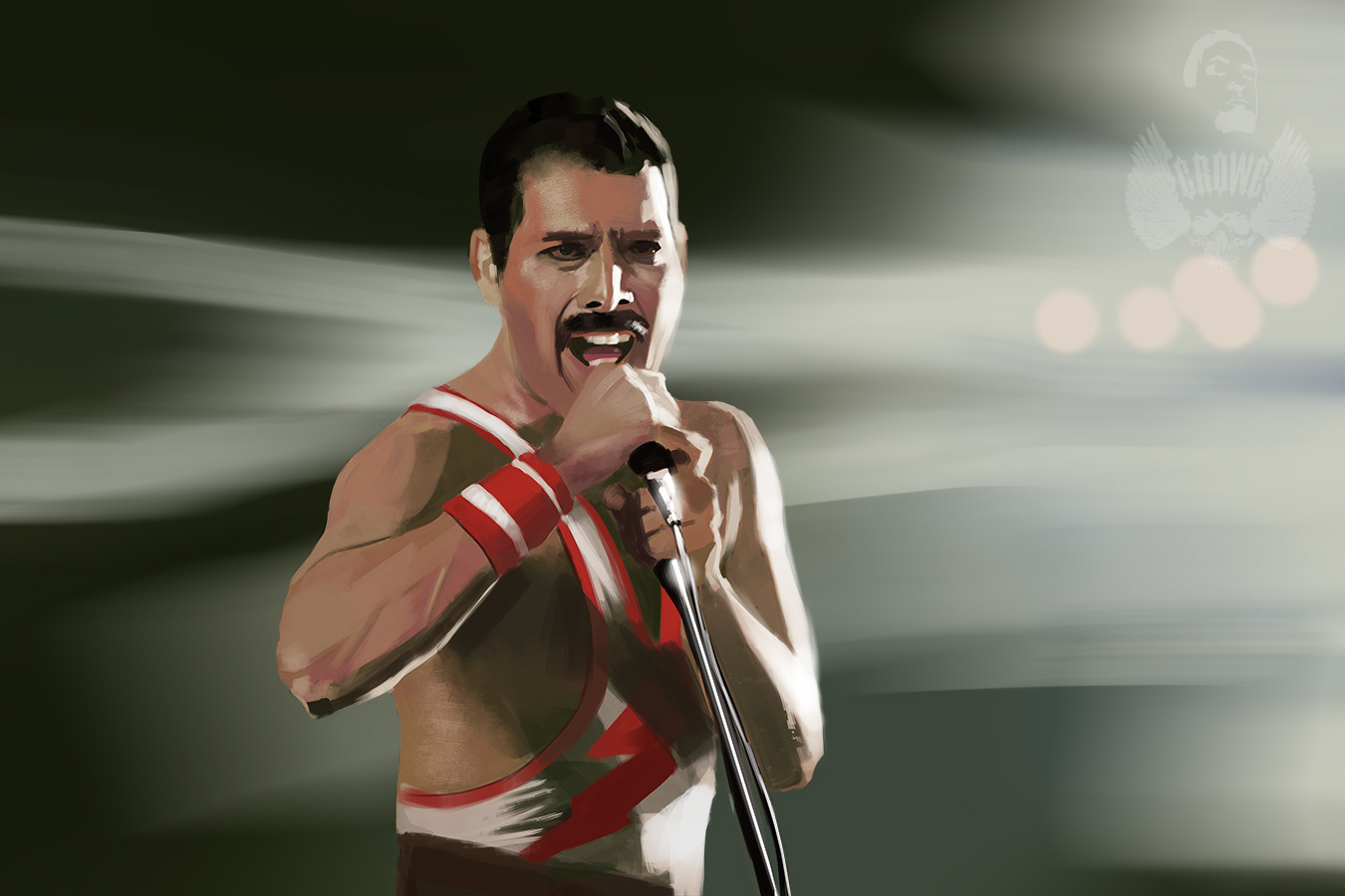 Art of Samuel Crowe - Freddie Mercury