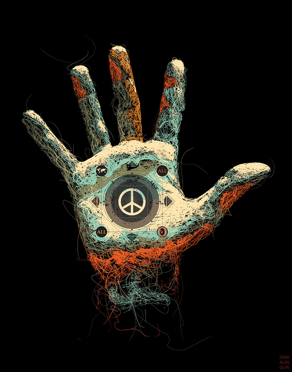 Peace, 2011. Digital