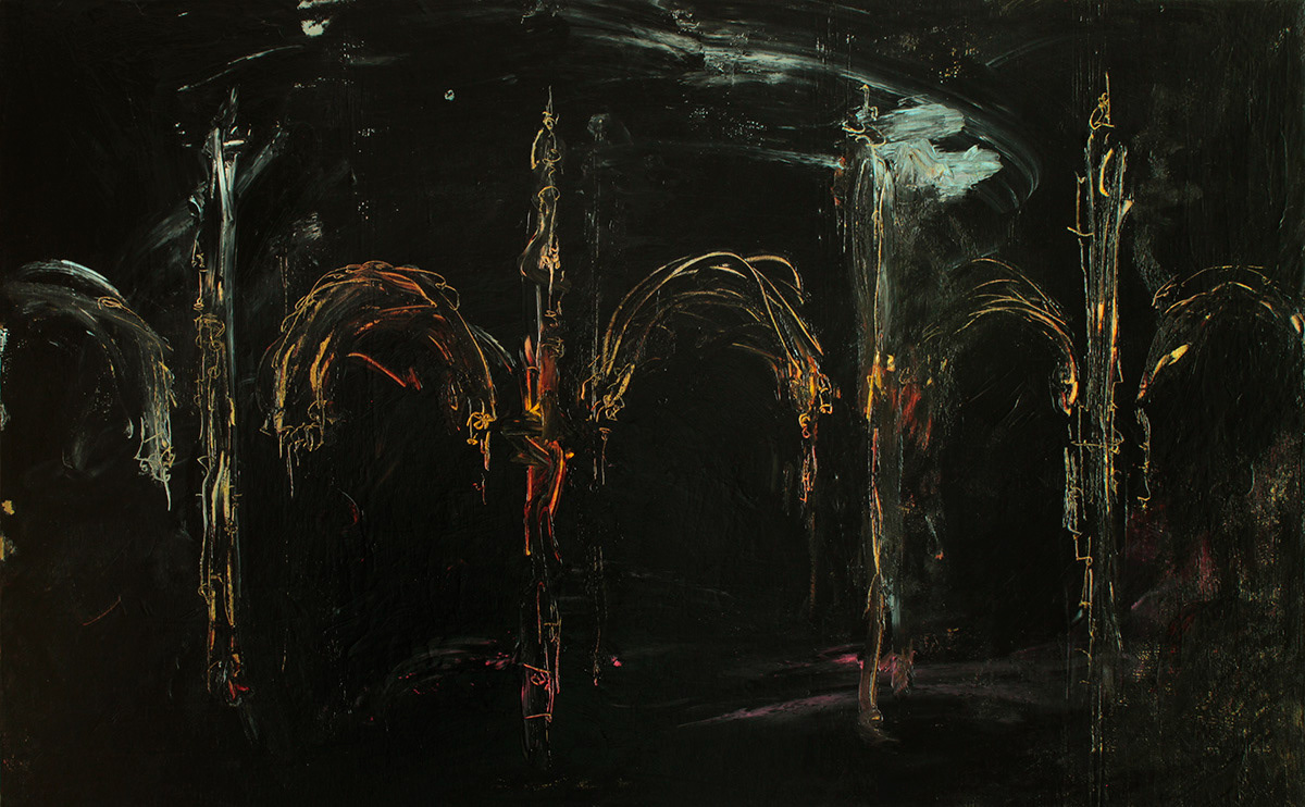 Bridge, acrylic on canvas, 80x50 cm, 650 €