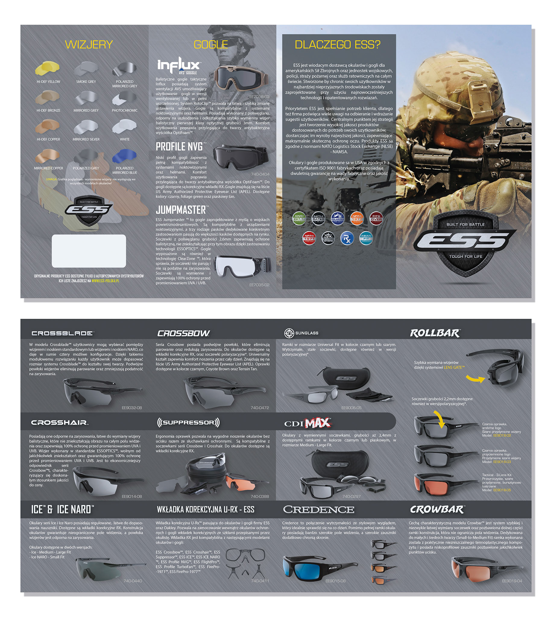 ESS ballistic glasses PL