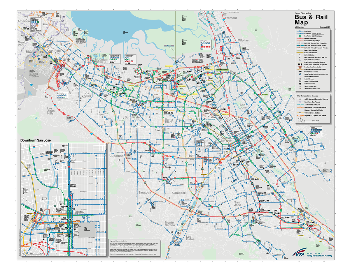 Jeff Ferzoco VTA System and Route Maps